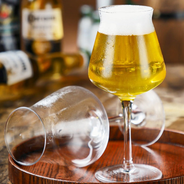 Craft Cool Beer Mug Tulip Goblet Glass Bubble Crystal Glass Wine Glass Wine Glass
