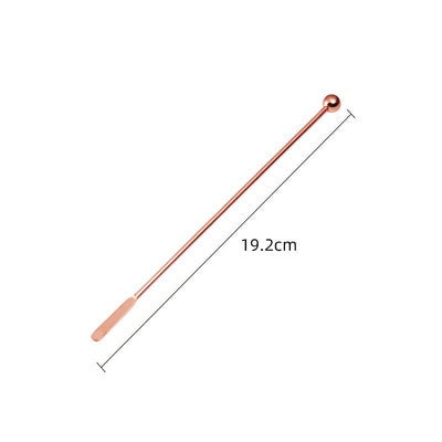 Boat Paddle Bar Bar Restaurant Stainless Steel Stirring Stick Bartending Stick Long Drink Stirring Stick Cocktail Stirring Spoon Decorative Stick