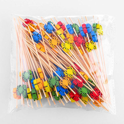 Flower Sign Cocktail Decoration Wine Sign Disposable Fruit Sign Ktv Fruit Sign Creative Bamboo Stick String Sign Art Sign
