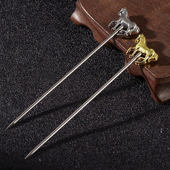 Gilt Martini Needle Olive Pick Decorated Gold Wine Needle Wine Pick Fruit Pick