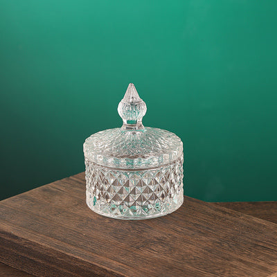 European Royal Carved Striped Spice Box Sugar Jar Dried Fruit Dish Decorative Box Spice Box Bar Utensils