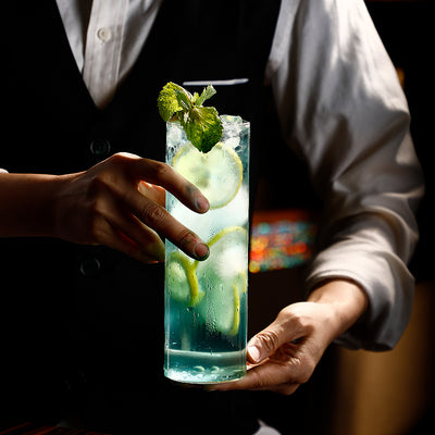 350ML Tall Water Juice Beverage Drinking Highball Glasses Water,Juice,Beer,Wine,Beverages,Cocktails and Mixed Drinks