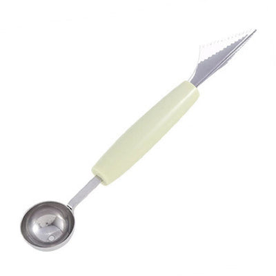 Double-Headed Stainless Steel Fruit Divider Watermelon Digging Ball Ice Cream Scoop Bar Carving Tool