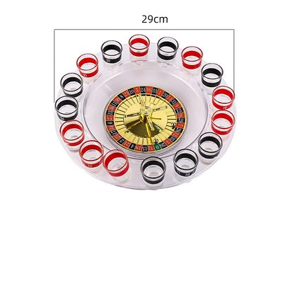 Russian Roulette Spinning and Drinking Turntable, Bar KTV Drinking Game, Toys, Entertainment, Wine Glasses