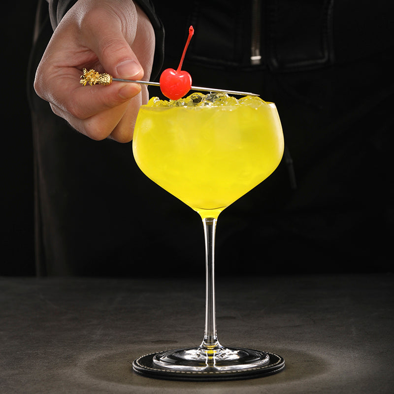 Stainless Steel Cocktail Sign Wine Needle Creative Martini Olive Sign Bartender Decoration Items Fruit Fork
