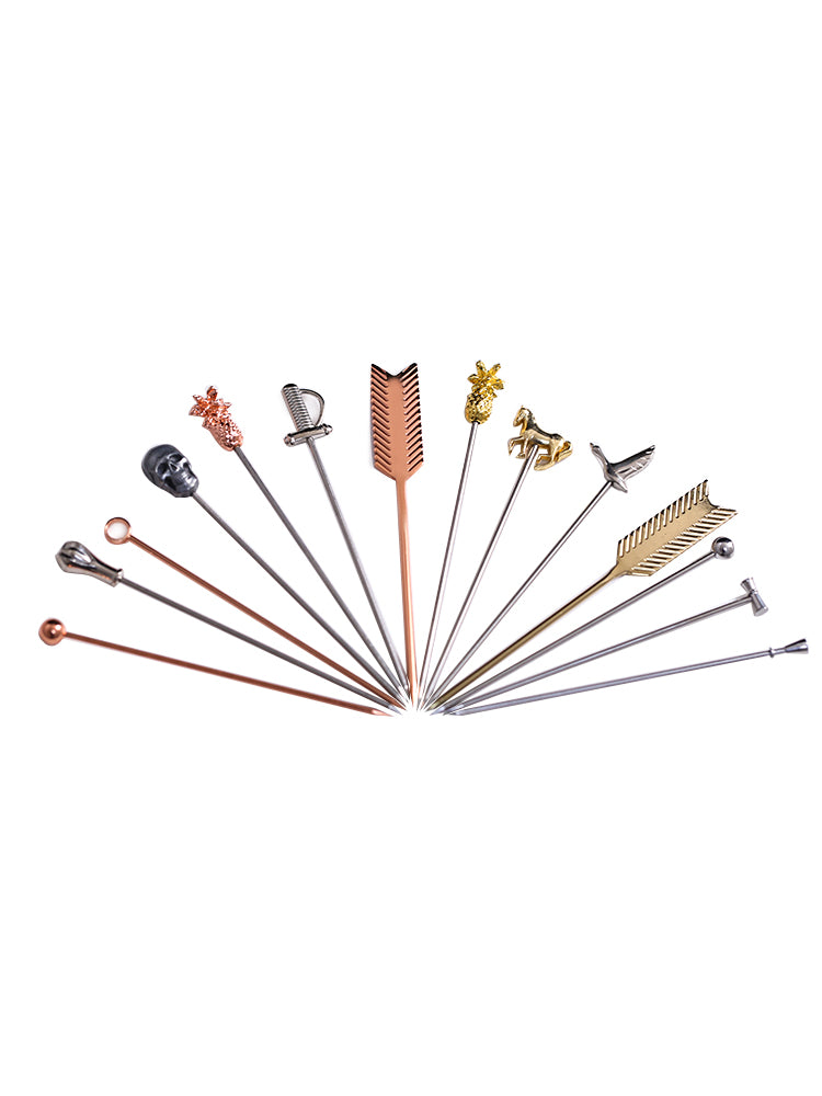 Martini Cocktail Wine Needle Wine Stick Bar Decoration Olive Stick Fruit Stick Decoration