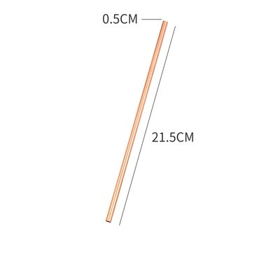 Stainless Steel Iron Straw Metal Creative Long Drinking Tube Mason Glass Cocktail Juice Drink