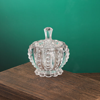 Textured Fruit Style-European-Style Royal Engraved Spice Box Candy Jar Dried Fruit Dish Decoration Box Spice Box Bar Utensils