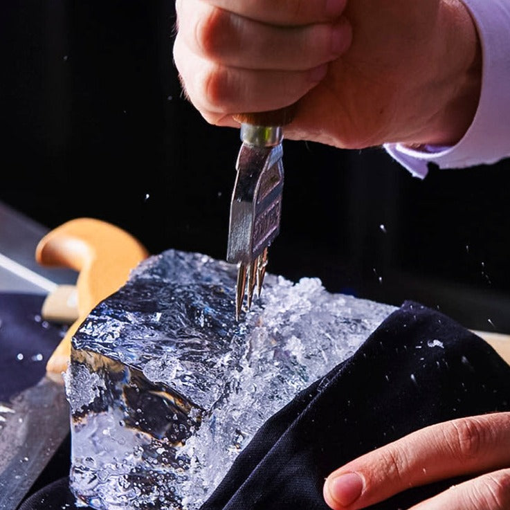 Three-Headed Cone Bartender Ice Hockey Cone Trident Ice Chisel Ice Crusher