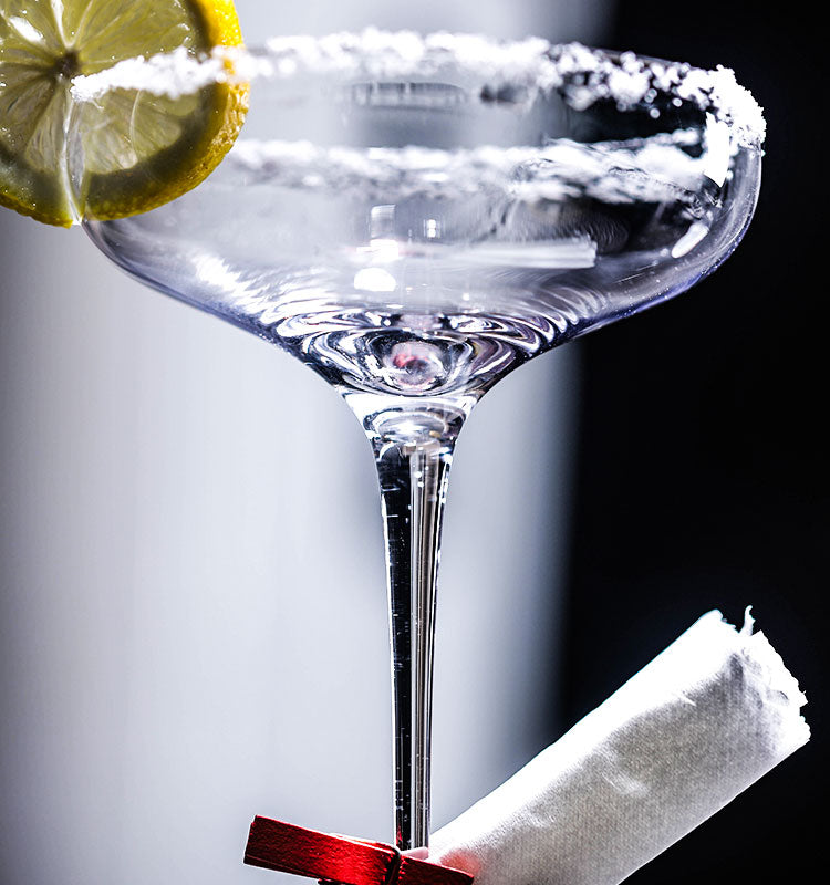 Premium Strong Crystal Martini Glasses,Champagne Saucer Glasses