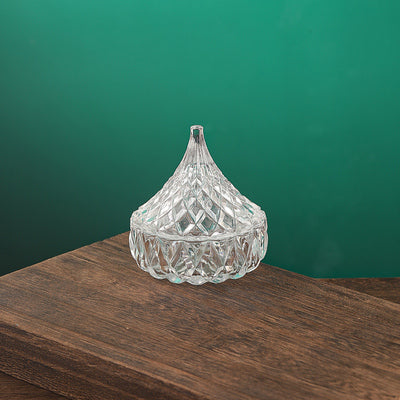 Diamond Shape Style-European-Style Royal Engraved Spice Box Candy Jar Dried Fruit Dish Decoration Box Spice Box Bar Utensils