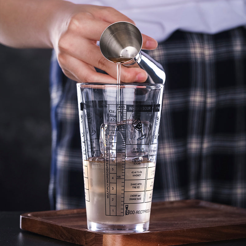 Boston Shaker Countertop Hall Cup with Markers