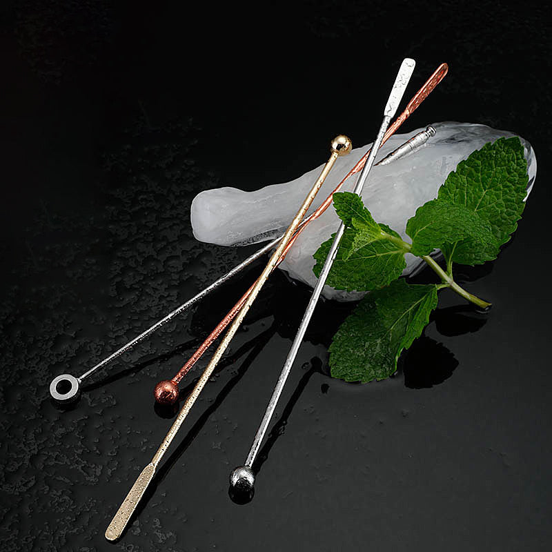 Stainless Steel Stir Bar Bar Bar Cocktail Juice Cold Drink Stirring Spoon Stir Bar