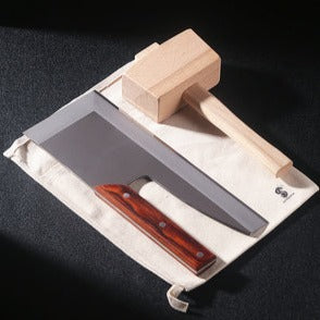 Bartender Professional Ice Cube Knife Japanese-Style Split Ice Knife Handmade Ice Crusher