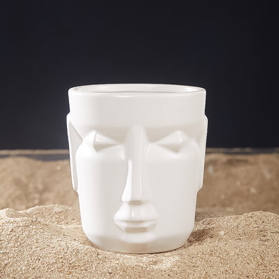 Tiki Cocktail Glass Hawaiian Cocktail Glass Ceramic Face Cup Tiki Cup Bar Special
