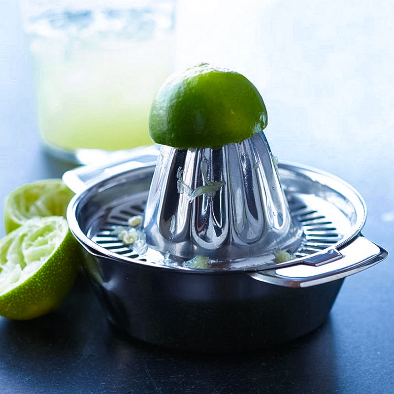 Stainless Steel Citrus Lemon Juicer Manual Juicer Fruit Squeezer with Bowl Juicer Strainer