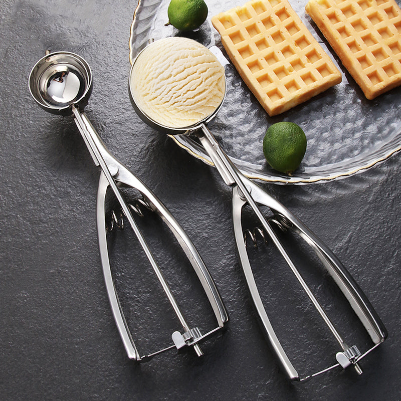 Stainless Steel Ice Cream Scoop Ice Cream Scoop Fruit Scoop Labor-Saving Ball Digger