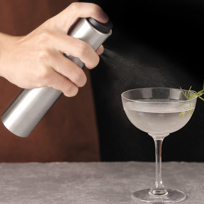 Stainless Steel Spray Bottle, Bitters Cocktail Flavoring Bottle Wine Special Atomizer for Bar
