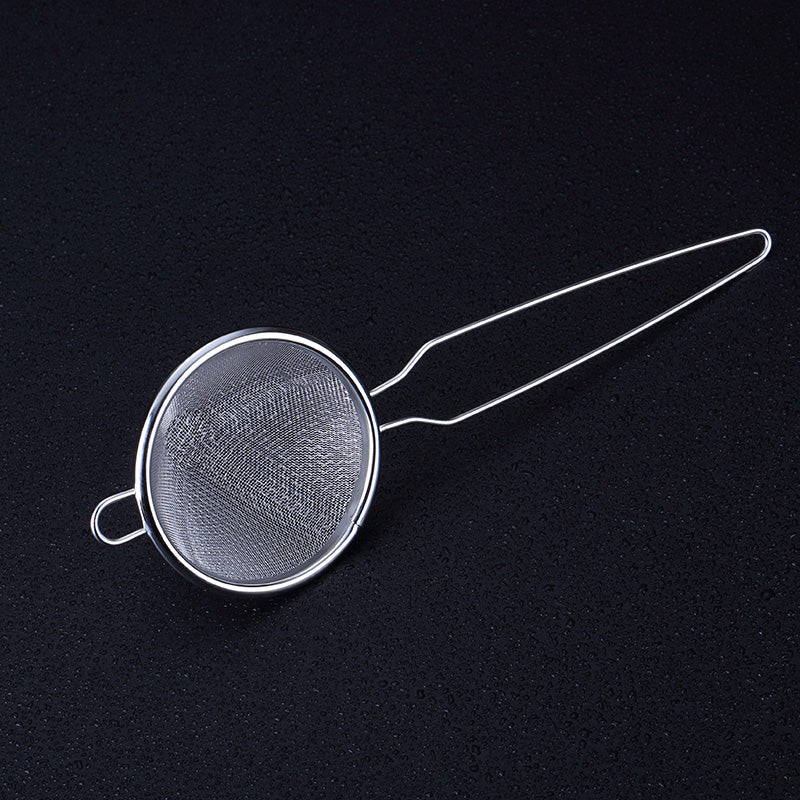 Fine Mesh Stainless Steel Strainer - Cocktail Strainer with Handle - For Bars & Kitchens