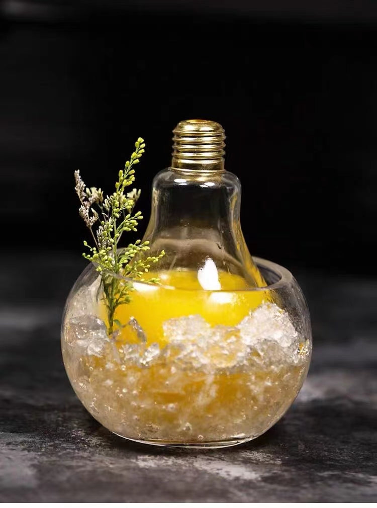 Light Bulb Cocktail Glass,Uniquely Stylish Wine Glasses