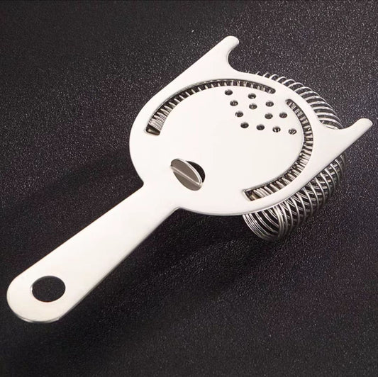Bar Strainer, Fine Mesh Strainer for Bars Heavy Duty Spring Cocktail Strainer Bartending Accessories for Home, Restaurant, Bar