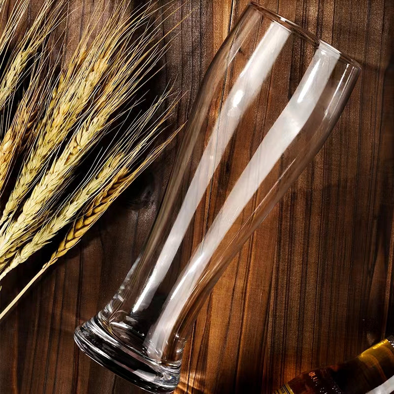 470ML-Beer Mug Large-Capacity Commercial Craft Glass High-End Creative Bar Draft Beer Mug