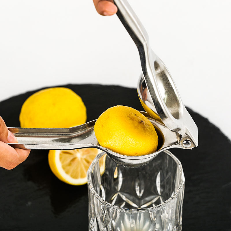 Lemon Juicer Stainless Steel Manual Fruit Juicer, Citrus Juice Squeezer Reamer Quick Handle Pressing Tool