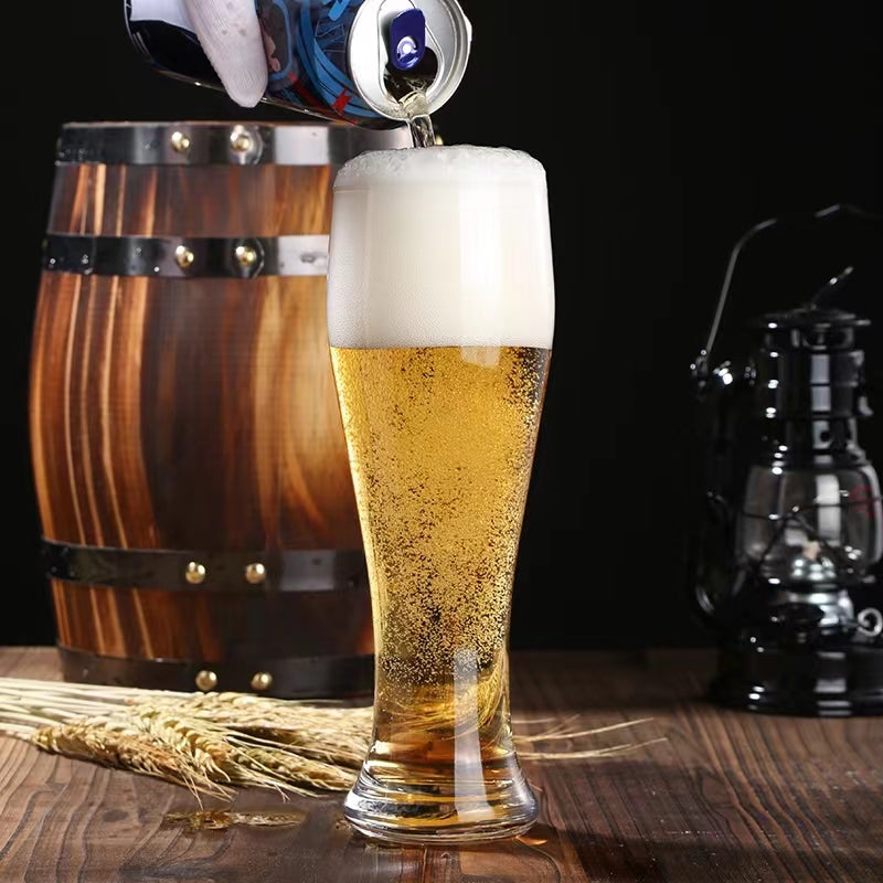 470ML-Beer Mug Large-Capacity Commercial Craft Glass High-End Creative Bar Draft Beer Mug