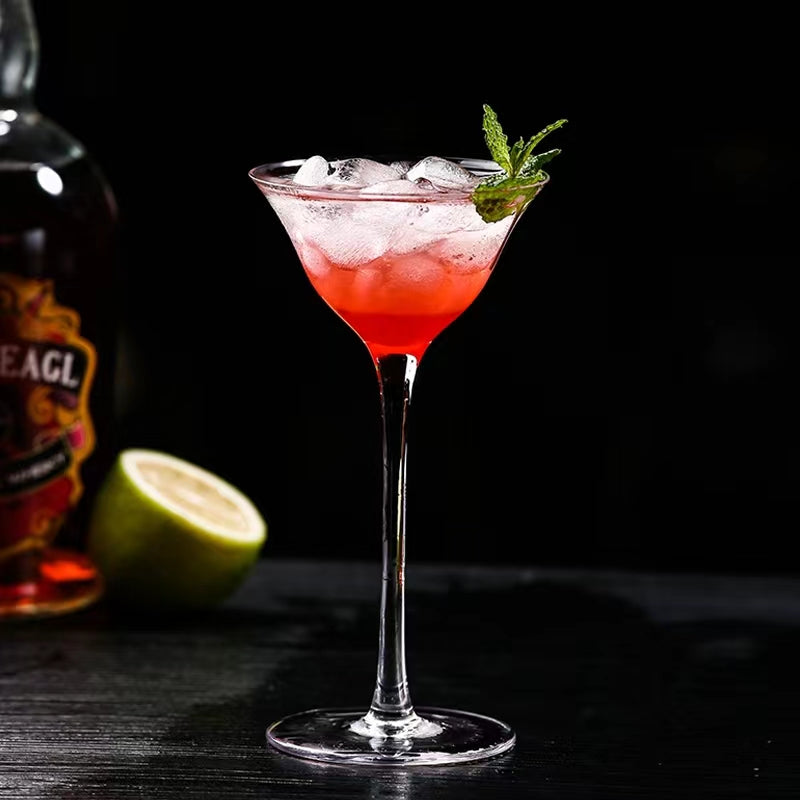 Stemmed Premium Crystal Cocktail Glass,Martini Glasses for Bar