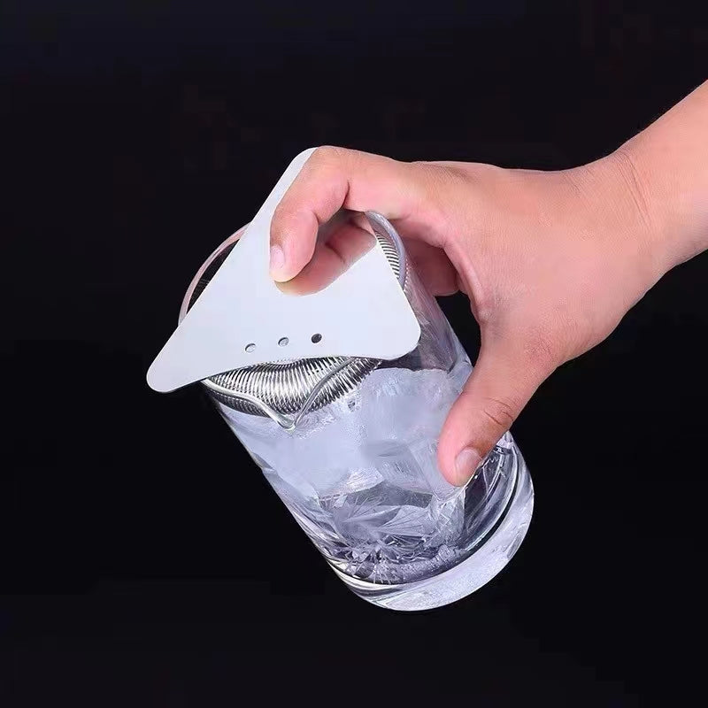 Triangle Shape Filter Cocktail Ice Filter Ice Separator Spring Ice Separator for Bar