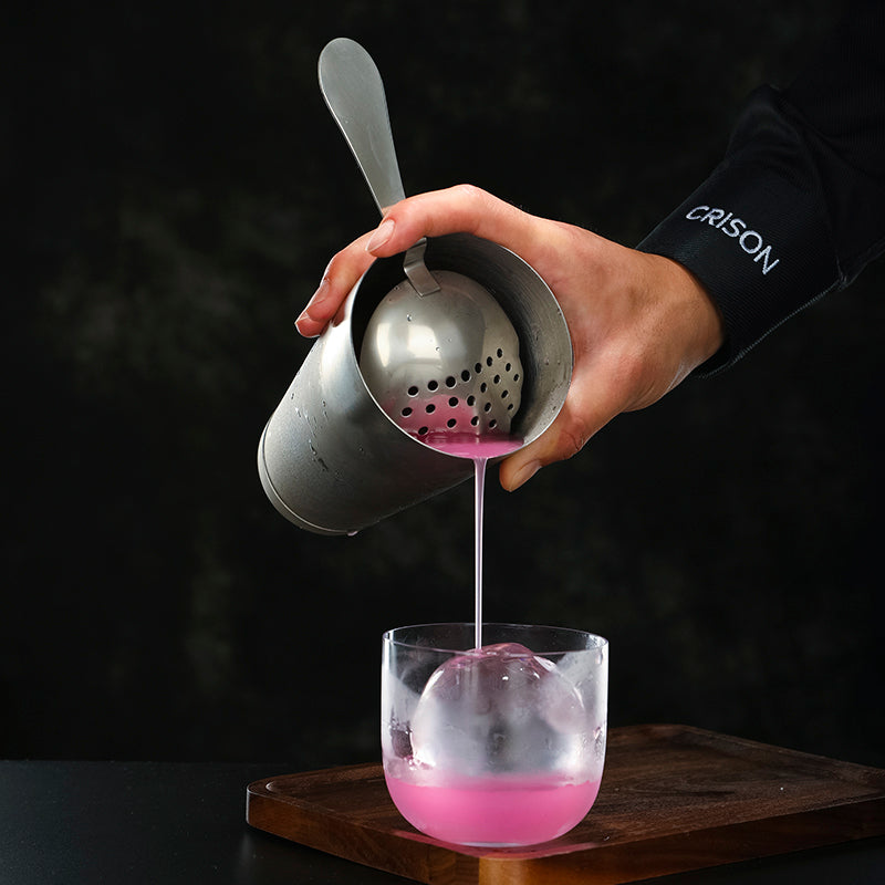 Bartending Shell Ice Filter Stainless Steel Julip Ice Filter Mesh Ice Filter Net Spoon Stirring Cup Filter