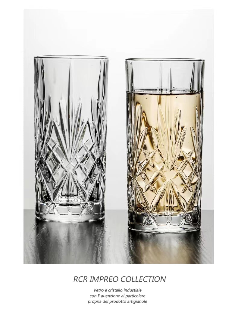 320Ml-Cut Glass Crystal Glass Colin Glass Juice Glass Cocktail Glass Drink Glass for Home Bar