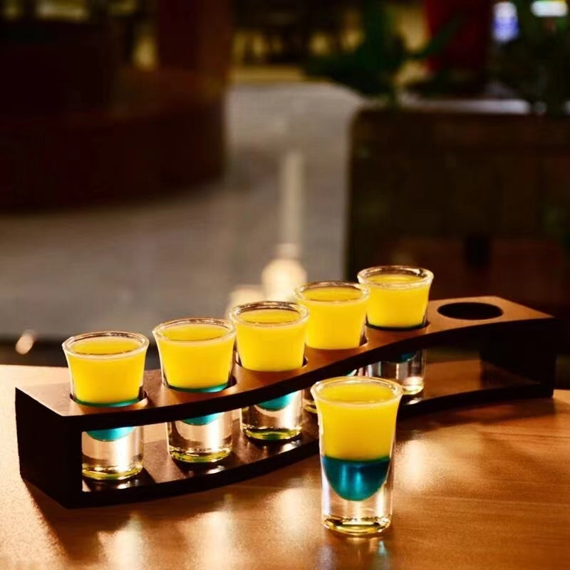 Glass Bullet Cup Shot Glasses Straight Body Cup B52 Cocktail Cup Tequila Cup Bar Night Club