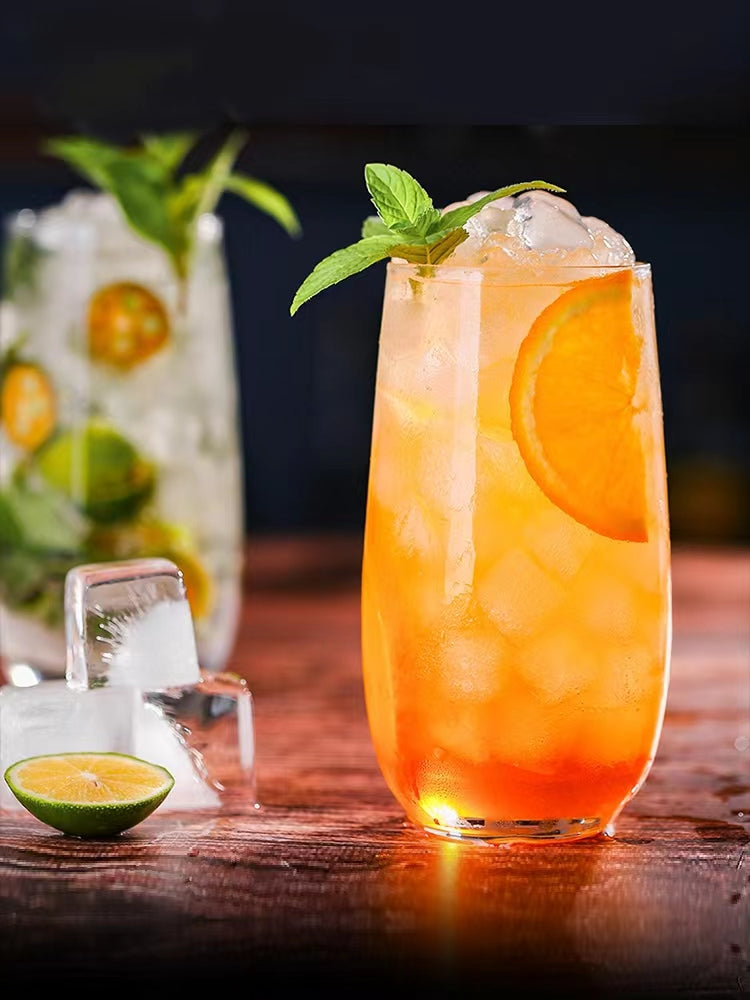 375ML-Lead-Free Crystal Mojito Cocktail Glass Water Glass Long Drink Glass Collin Glass Juice Glass Drink Glass