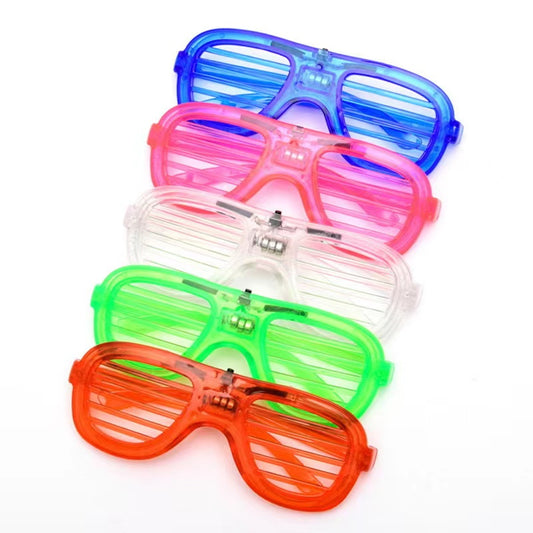 Glowing Glasses Bouncer Birthday Party Bar Cheer Props Stall Toys