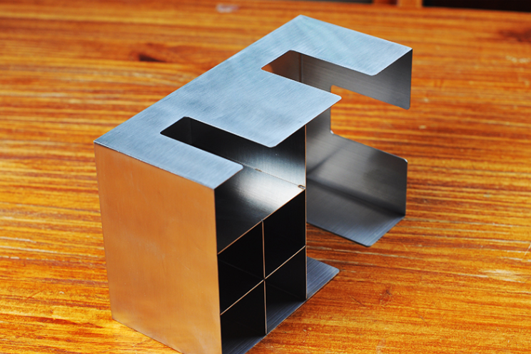 Bar Commercial Stainless Steel Tissue Box Straw Box Stirring Rod Box Multi-Functional Storage Box Bartending Decoration Box