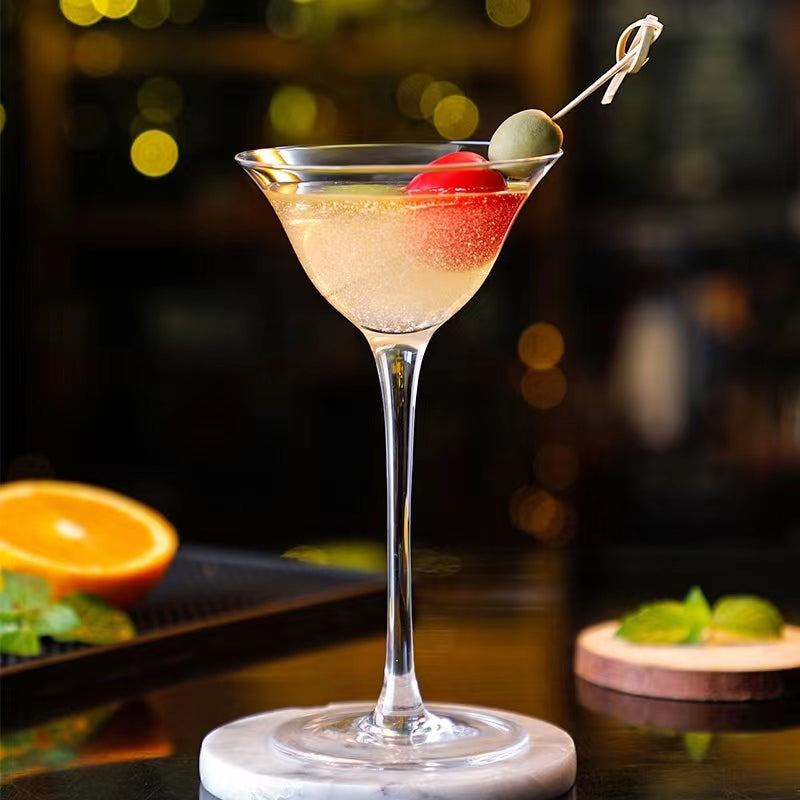 Stemmed Premium Crystal Cocktail Glass,Martini Glasses for Bar