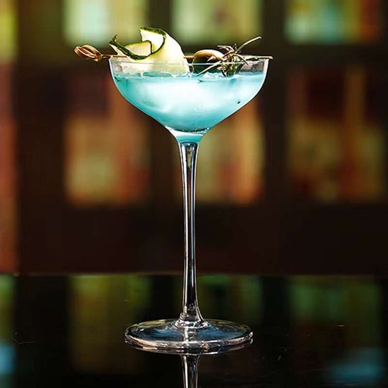 Large Capacity Crystal Martini Glasses,Stemmed Cocktail Glass