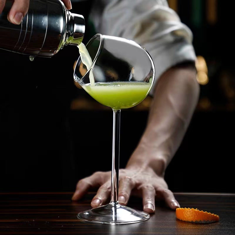 Peas Shaped Cocktail glasses,Creative 100ML Goblet Wine Glass