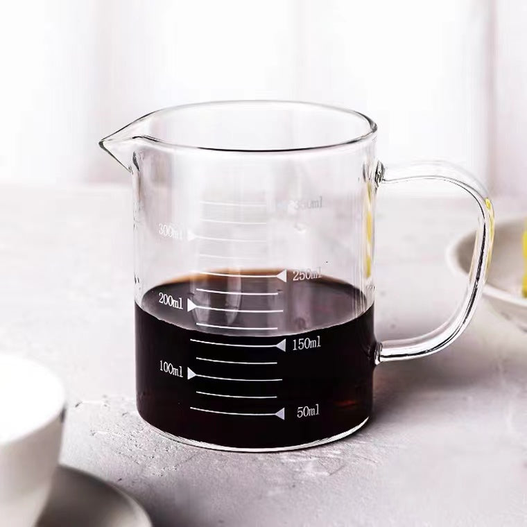 Measuring Cup with Scale Household Heat-Resistant Glass Cup with Handle