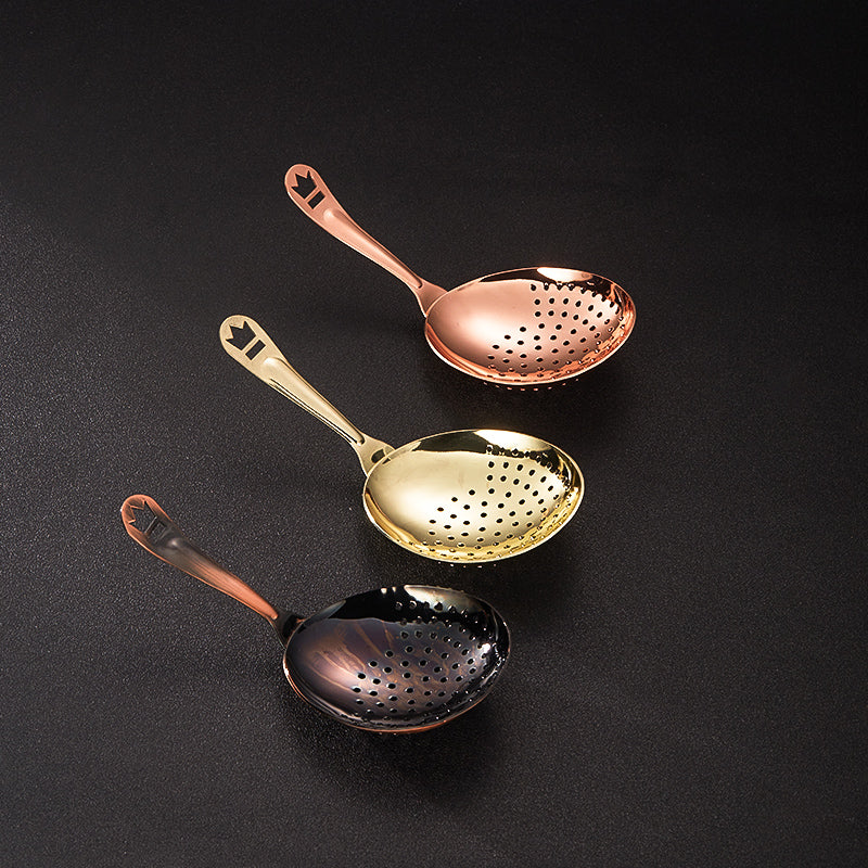 Premium Julep Strainer, Stainless Steel - Matte Finish