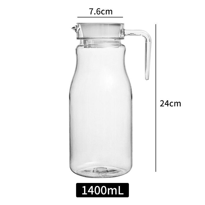 Acrylic Pitcher with Lid and Handle,Thermostable Cold Water Jugs