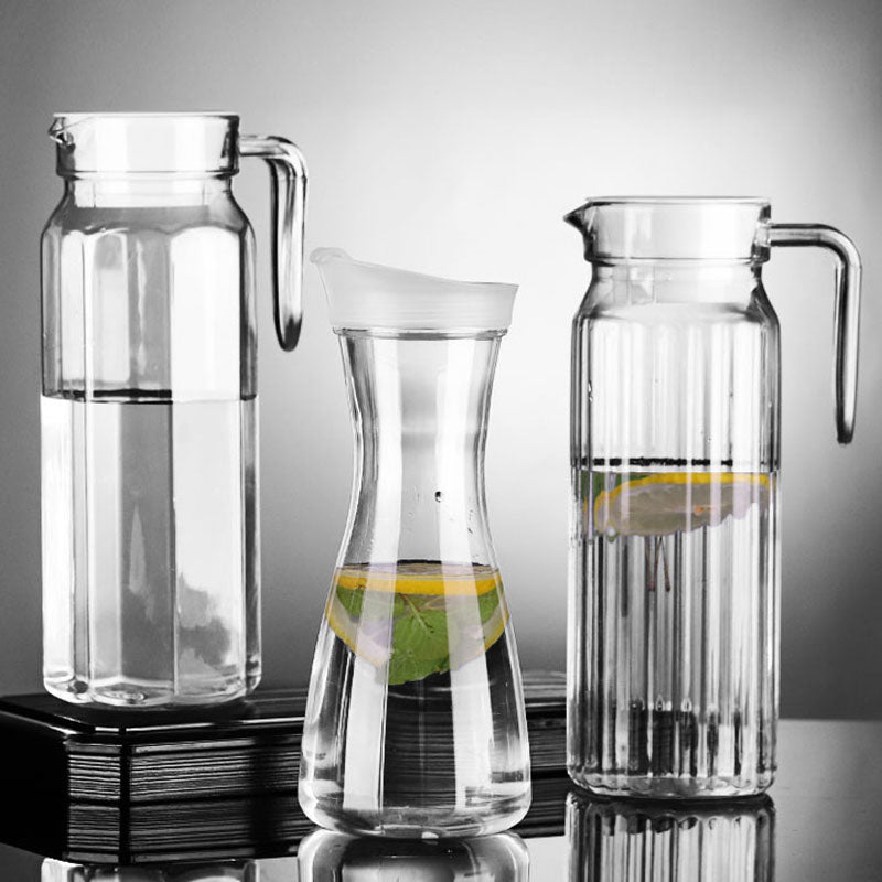 Large Capacity Fruit Juice Jug,Acrylic Plastic Cold Water Mug