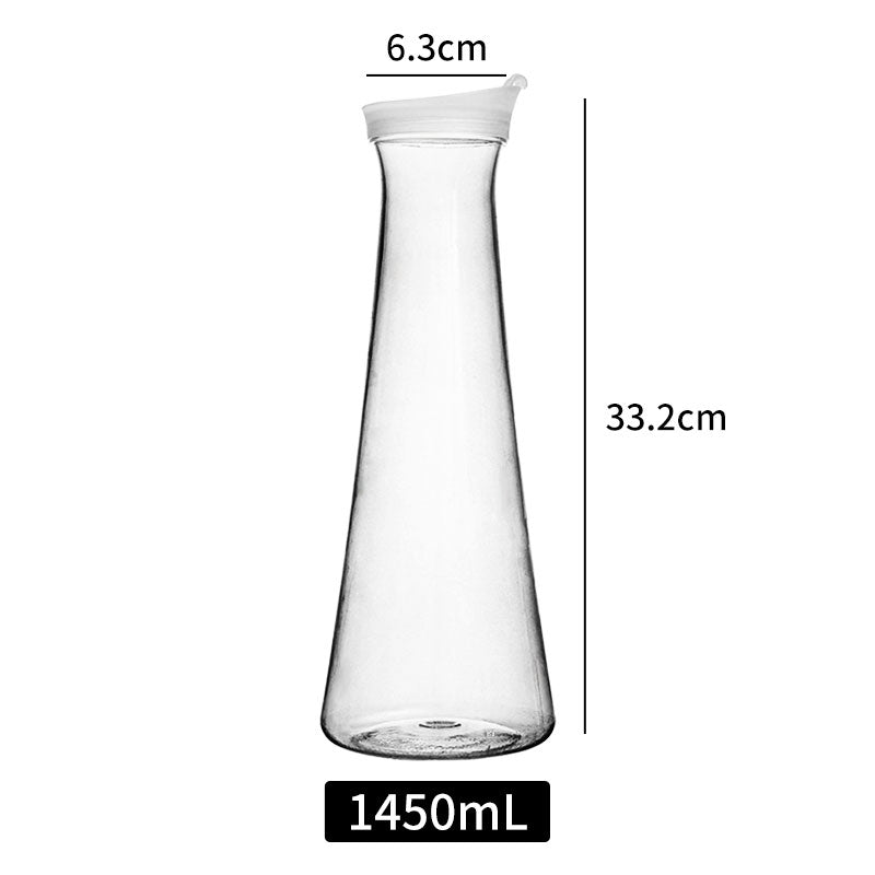 Clear Plastic Premium Water Pitchers,Beverage Containers with Lids